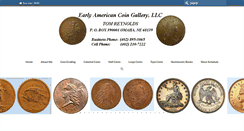 Desktop Screenshot of earlycoppers.com